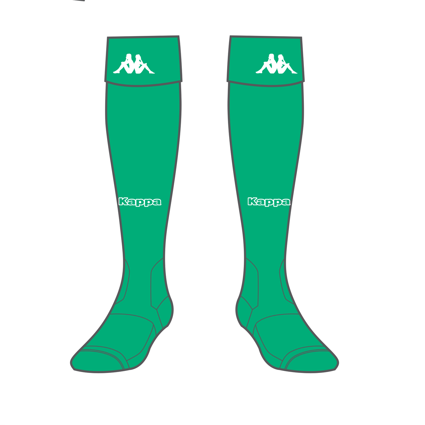 QST Boys Kappa Away Goalkeeper Socks (FQA1)