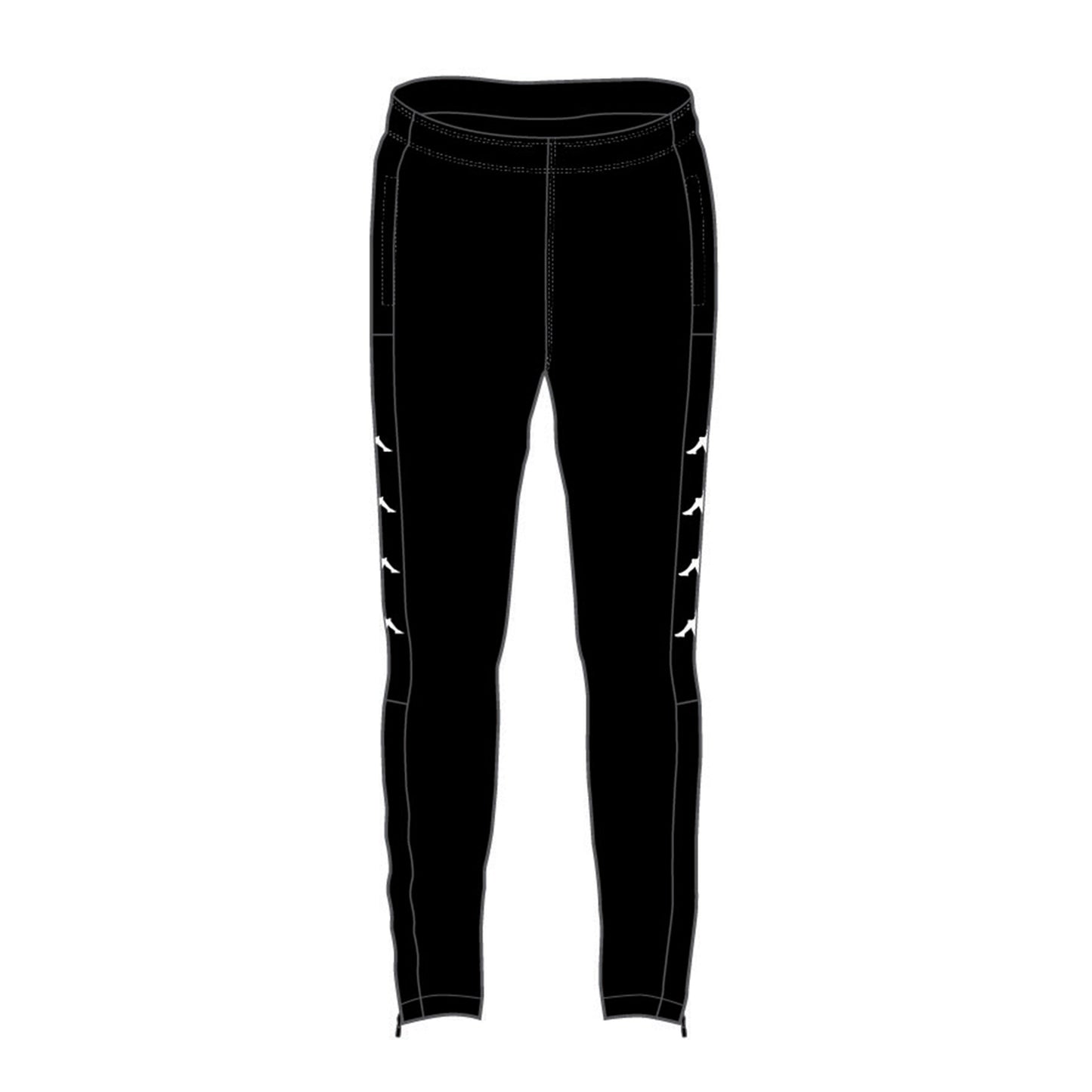 Kappa Track Pants Black (Emerging Matildas)